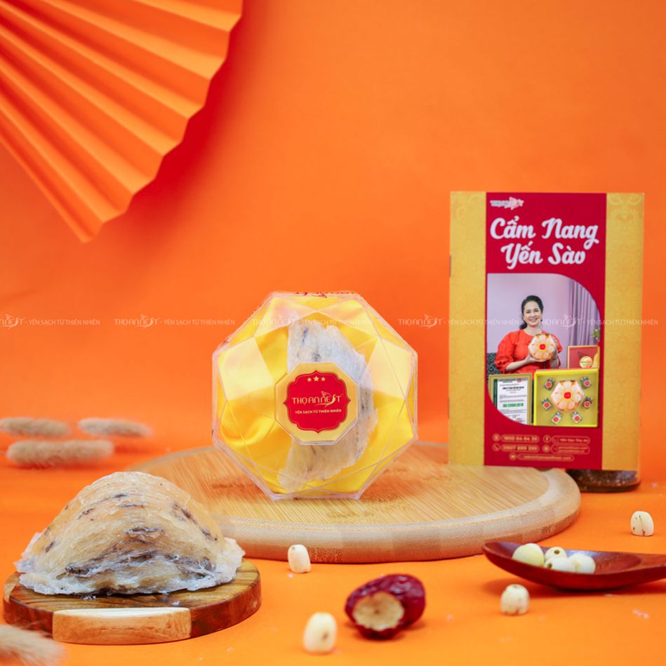 10 gram yến thô nguyên tổ ít lông loại 5 sao đặc biệt tặng kèm đường phèn - Yến sào Thọ An Nest
