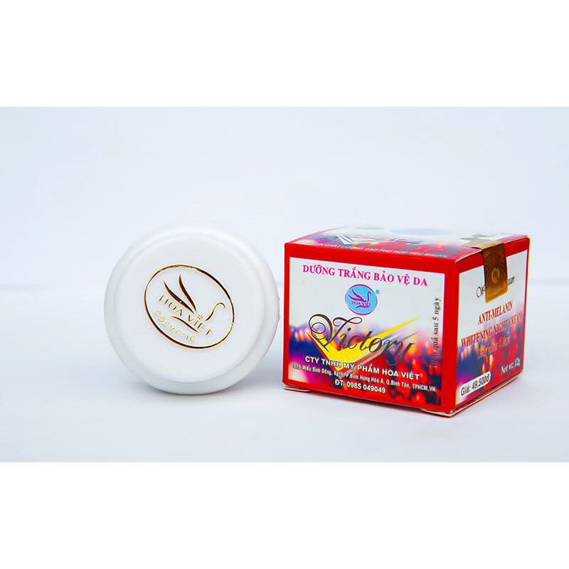 Kem Hoa Việt Victory Dưỡng Trắng Bảo Vệ Da