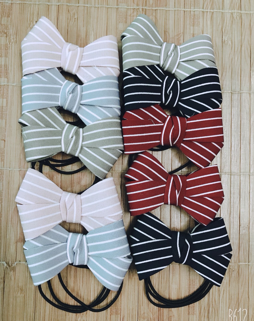 Sét 2 Dây cột tóc buộc tóc nơ - phukienteen