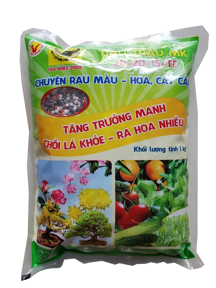 Phân bón MK NPK đa năng 20-20-15 cao cấp rau màu - hoa quả - cây cảnh | Phởms Market