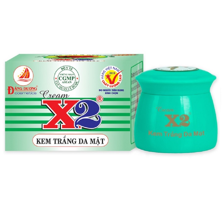 Kem trắng da mặt 12g - Cream X2 Đăng Dương