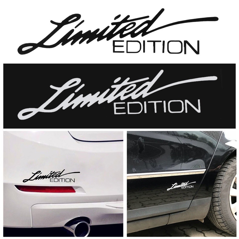 Tem Decal Phản Quang chữ Limited Edition dán trang trí xe các loại