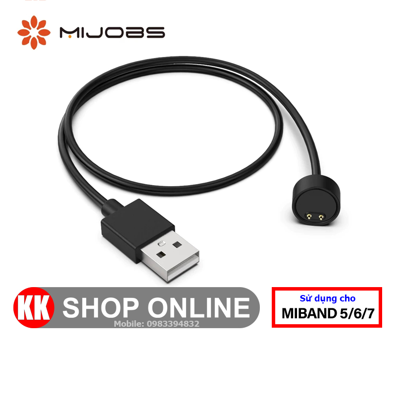 Cáp sạc / Dây sạc MIJOBS cho Xiaomi Miband 5 Xiaomi Miband 6 Xiaomi Miband 7