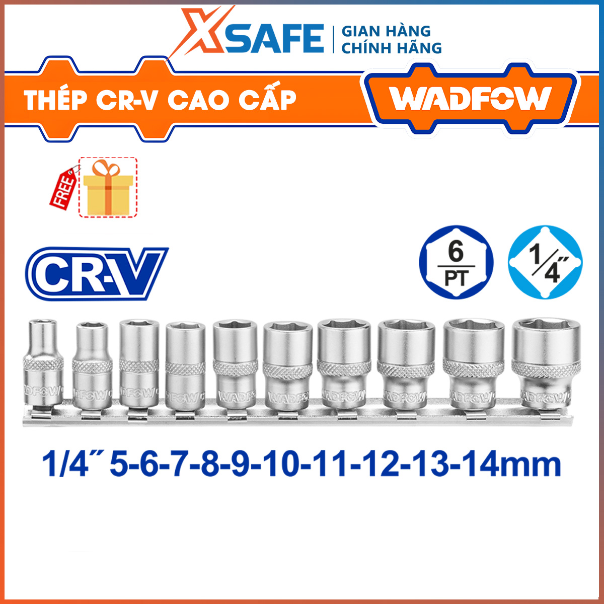 Welfow wst4410 PCs superior chrome plated CR-V steel set top screws for 1/4 "wasfow wst4410-authentic