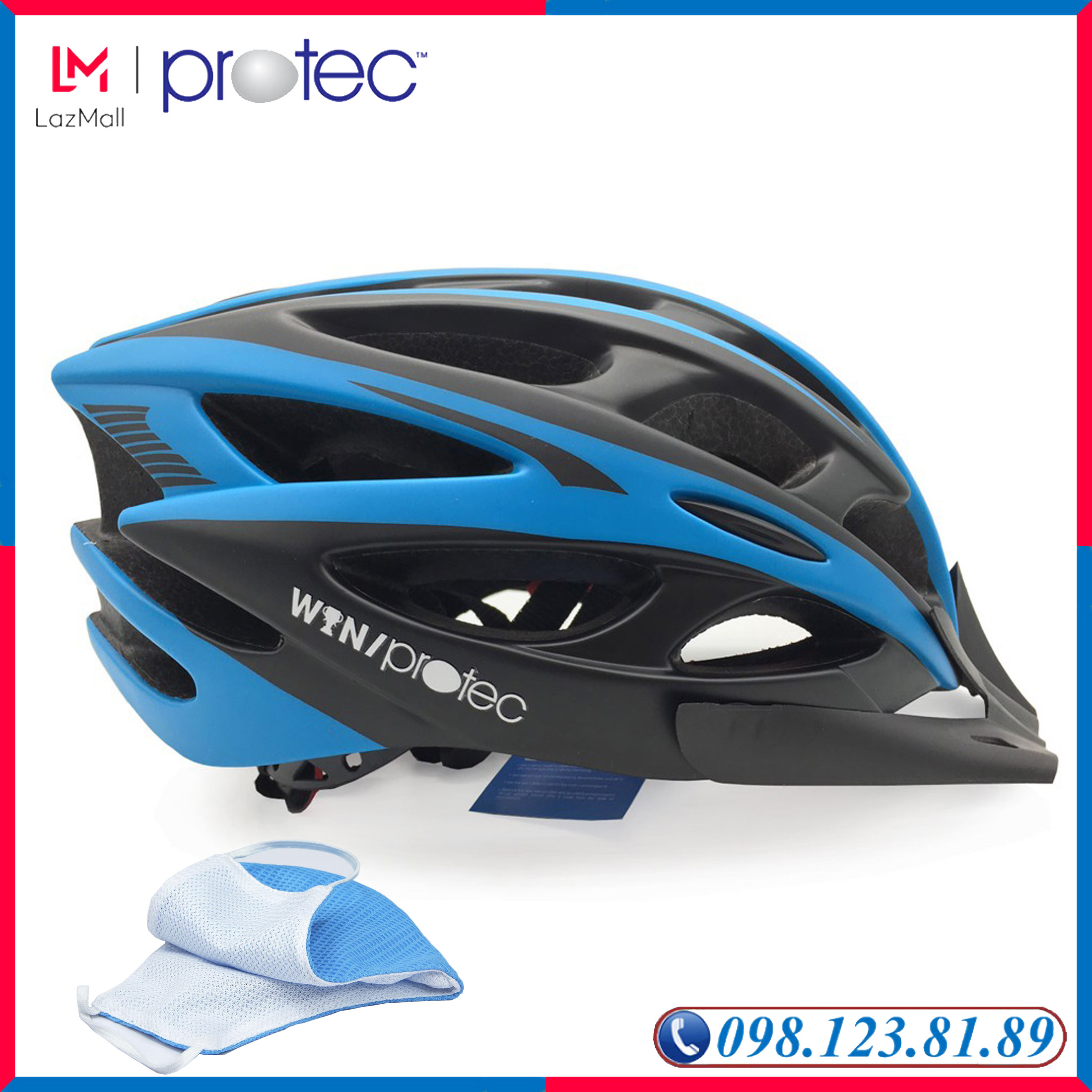 Mua Mũ Bảo Hiểm Thời Trang Cao Cấp Protec Win 037 Tặng 1 Khẩu Trang Vải Kháng Khuẩn 3 Lớp KOKIN SEI Bảo Vệ Sức Khỏe - PROTEC HELMET