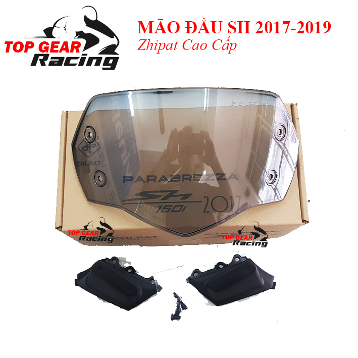 Kính chắn gió sh 2017-2019 zhipat fullbox đen khói - mão đầu sh 2017-2019