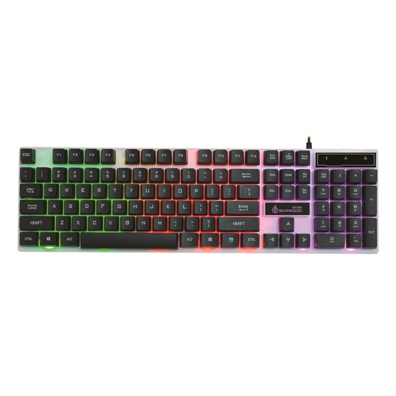 Bàn phím gaming shipadoo k280 led rgb