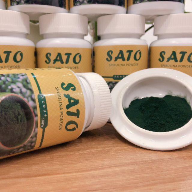 Tảo Xoắn dạng bột Sato 100g