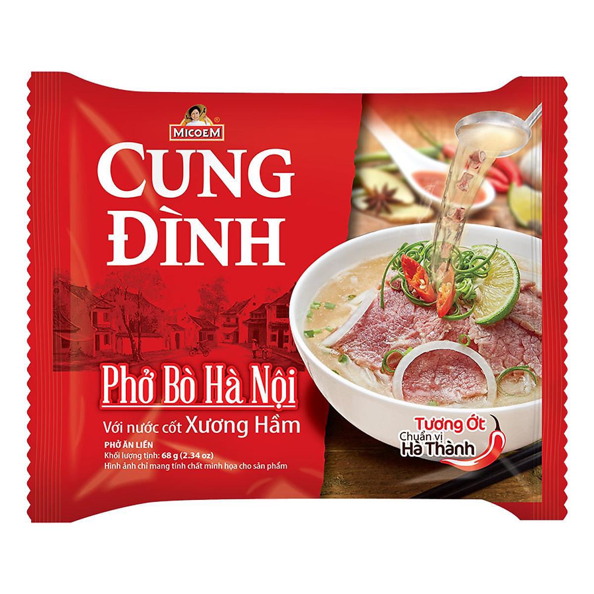 Phở Cung Đình Hà Nội gói 68gr x 30 gói