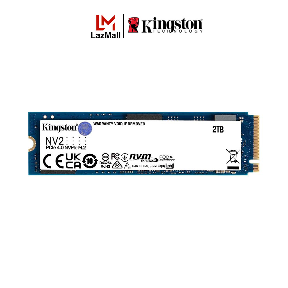 Ổ cứng ssd kingston nv2 m.2 pcie gen4 x4 nvme 2tb snv2s/2000g