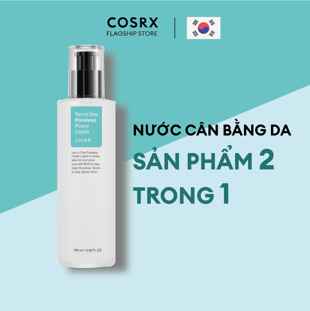 Dưỡng Chất Cân Bằng Da Và Se Khít Lỗ Chân Lông COSRX Two in One Poreless Power Liquid 100ml