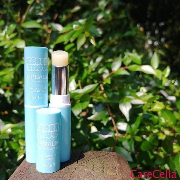 Son dưỡng môi carecella ecoer snow / carecella ecoer snow lip balm