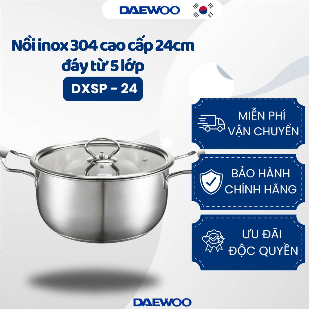 Daelux nồi inox 304 cao cấp dxsp-24 - hàng chính hãng