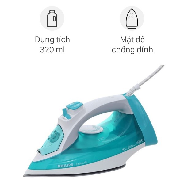 Bàn ủi hơi nước philips gc2992-chính hãng 100% trưg bày mới 99% bảo hành 12 tháng