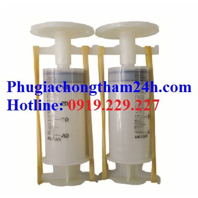 Bộ xi lanh bơm keo Epoxy xử lý vết nứt bê tông