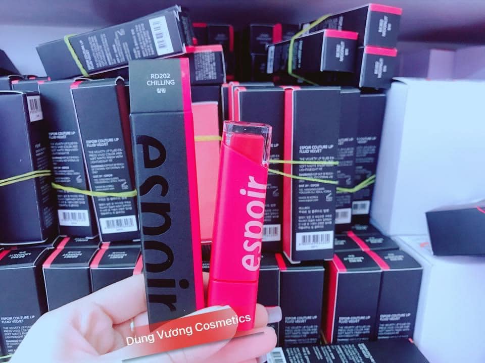 Son Kem Lì Espoir Couture Lip Fluid Velvet Chilling: đỏ mận