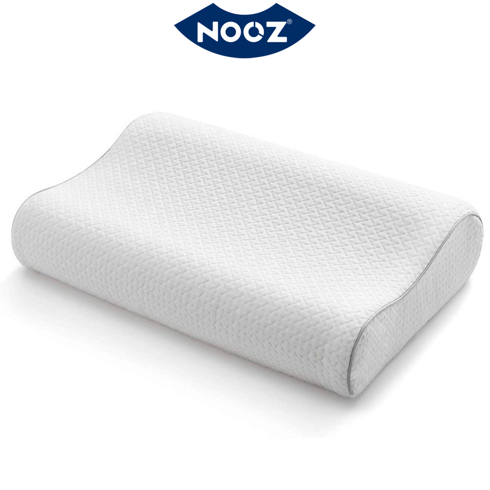 Gối ngủ Memory Foam Contour NOOZ Home Goods ruột cao su non, gối chống trào ngược người lớn nằm