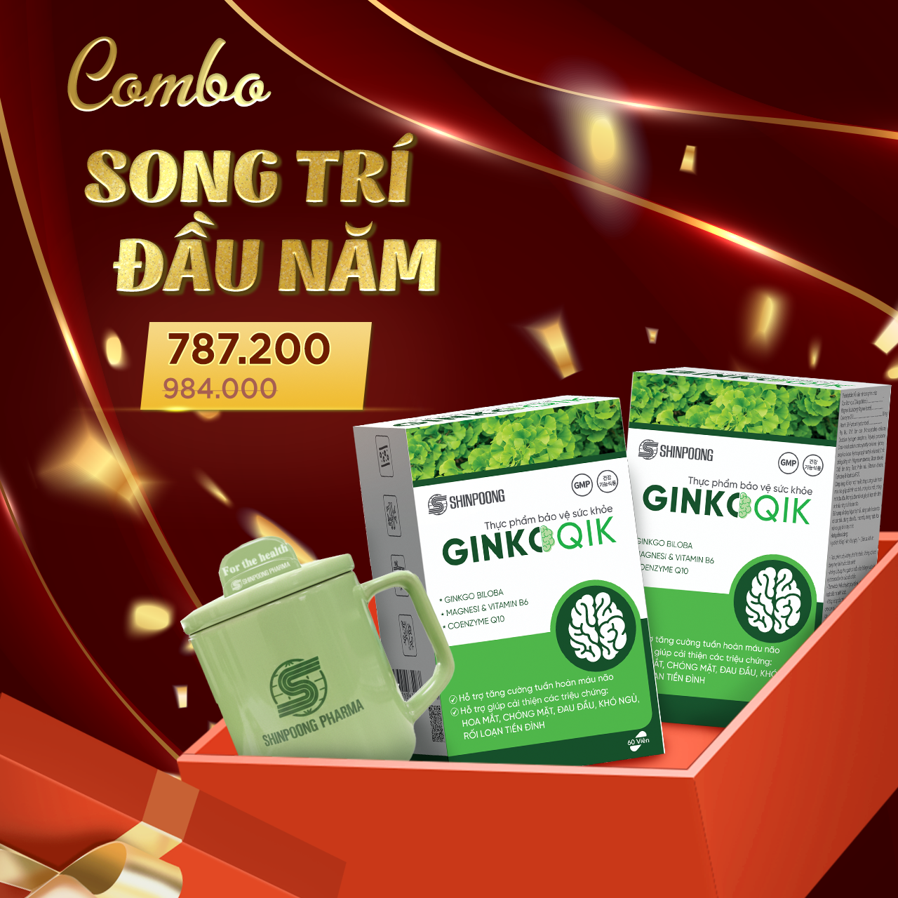 COMBO SONG TRÍ ĐẦU NĂM - Shinpoong Pharma