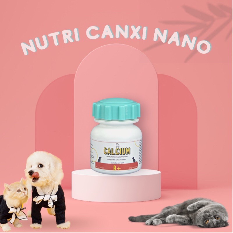 COM BO 4 VIÊN BỔ SUNG CANXI CHO CHÓ MÈO INOPLUS