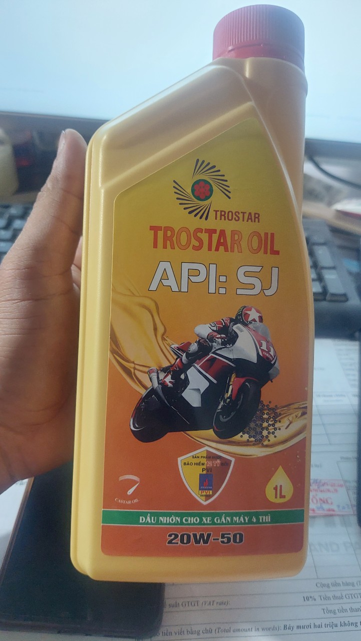 Dầu nhớt xe máy trostar 4t sj 20w50_chai nam long