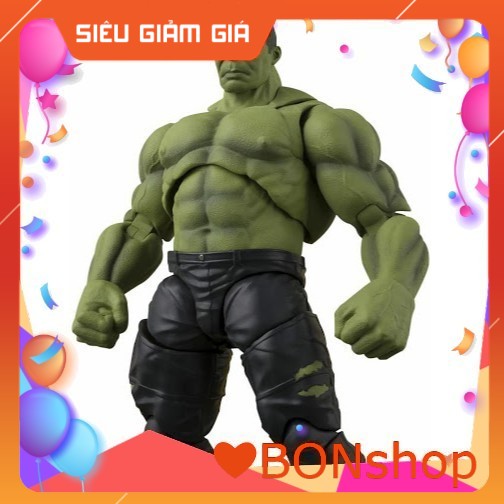 Đồ chơi Hulk Siêu Anh Hùng Avenger Người Khổng Lồ Xanh Bằng Nhựa An Toán Cho Bé