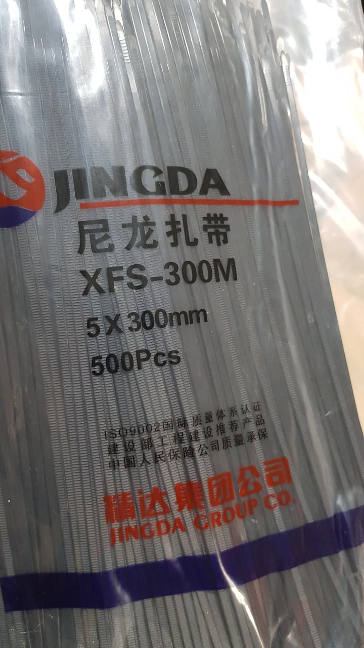 Dây lạt nhựa đen 5x300mm