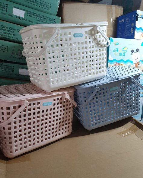 Làn nhựa đựng đồ đi sinh cho mẹ và bé, Giỏ đựng đồ sơ sinh cho bé