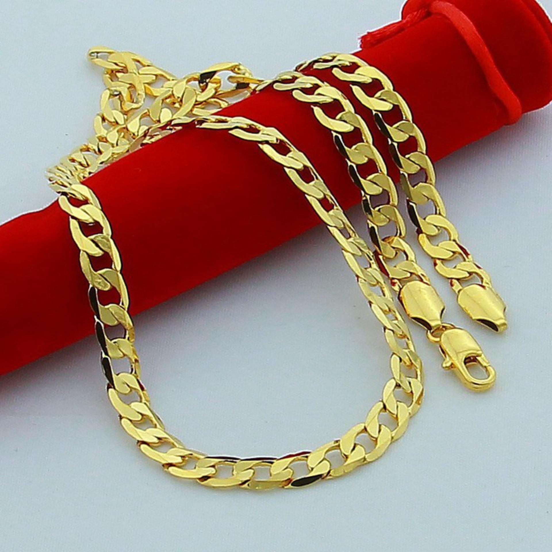 Dây Chuyền Nam Mạ Vàng 18K kích thươc D 50cm