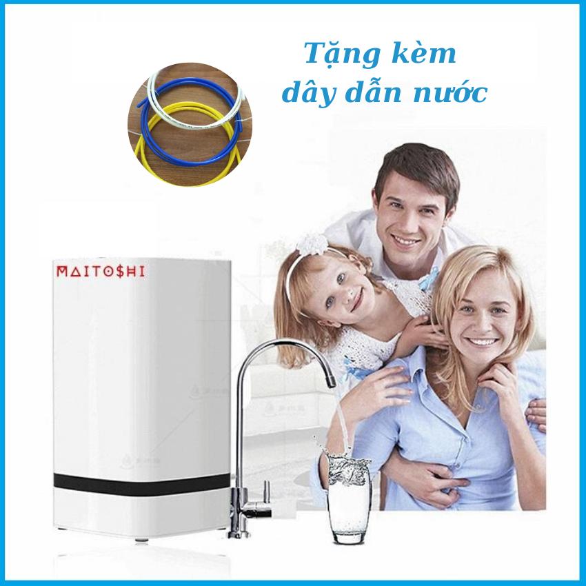 Máy lọc nước uống trực tiếp - 4 lõi siêu lọc - Không dùng điện - Xả cặn định kì - có video hướng đẫn lắp đặt - Bảo hành 36 tháng Phân phối Bởi Qbinshop-Maitoshi