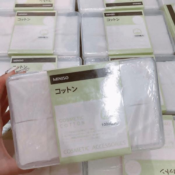 BÔNG TẨY TRANG MINISO Hộp1 50 MIẾNG