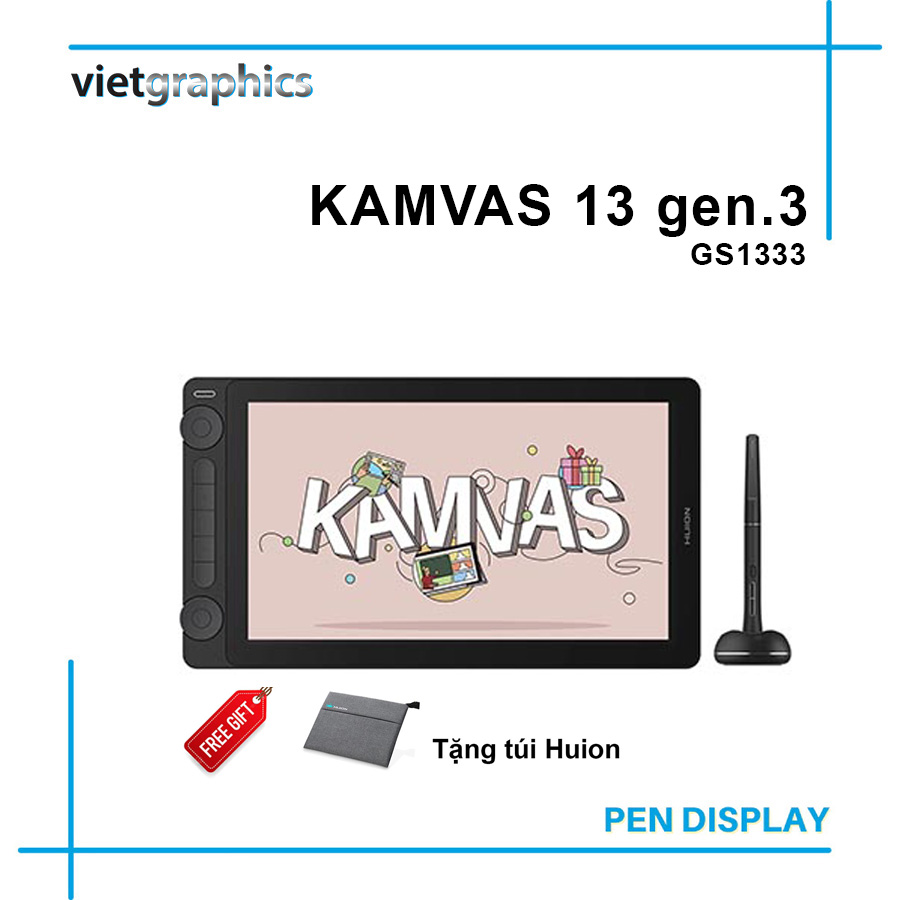 Bảng vẽ LCD Kamvas 13 gen.3