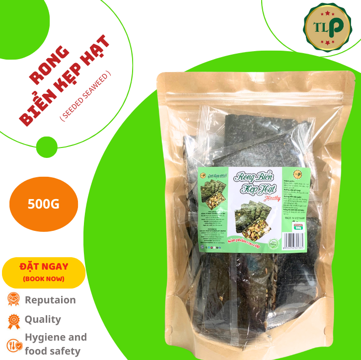 RONG BIỂN KẸP HẠT TÂN LỘC PHÁT - BỊCH 500G
