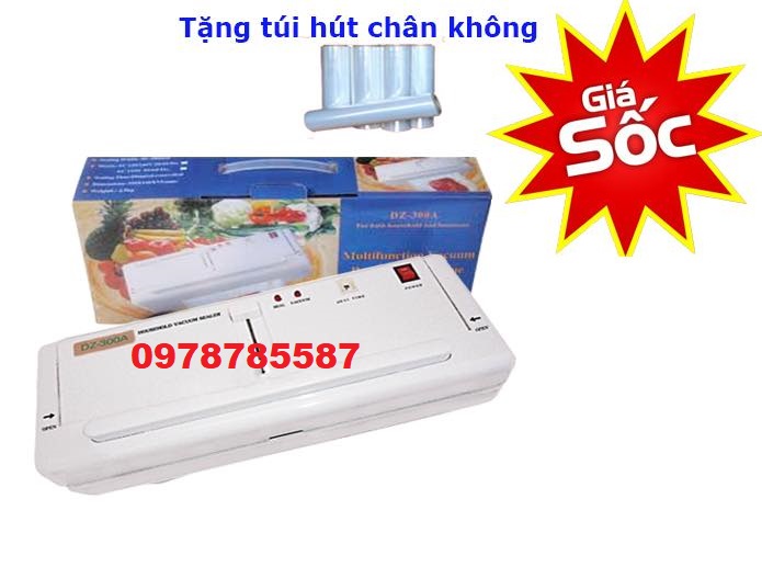 MÁY HÚT CHÂN KHÔNG GIA ĐÌNH DZ300A HÚT KHÔ