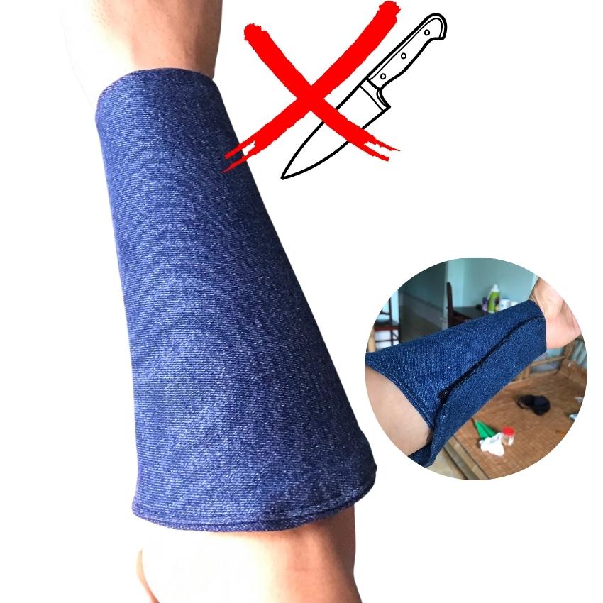 Giáp tay chống dao, giáp bảo vệ tay dày 3mm, tiêu chuẩn chống đâm GA68