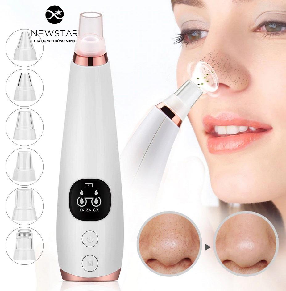 Cây hút mụn đầu đen, làm Sạch Mụn Đầu Đen, Tẩy Da Chăm Sóc Lỗ Chân Lông, Hút Mụn Mụn Loại Bỏ mụn đầu đen, Hút Chân Không. TẶNG  Kèm bộ đẩy mụn