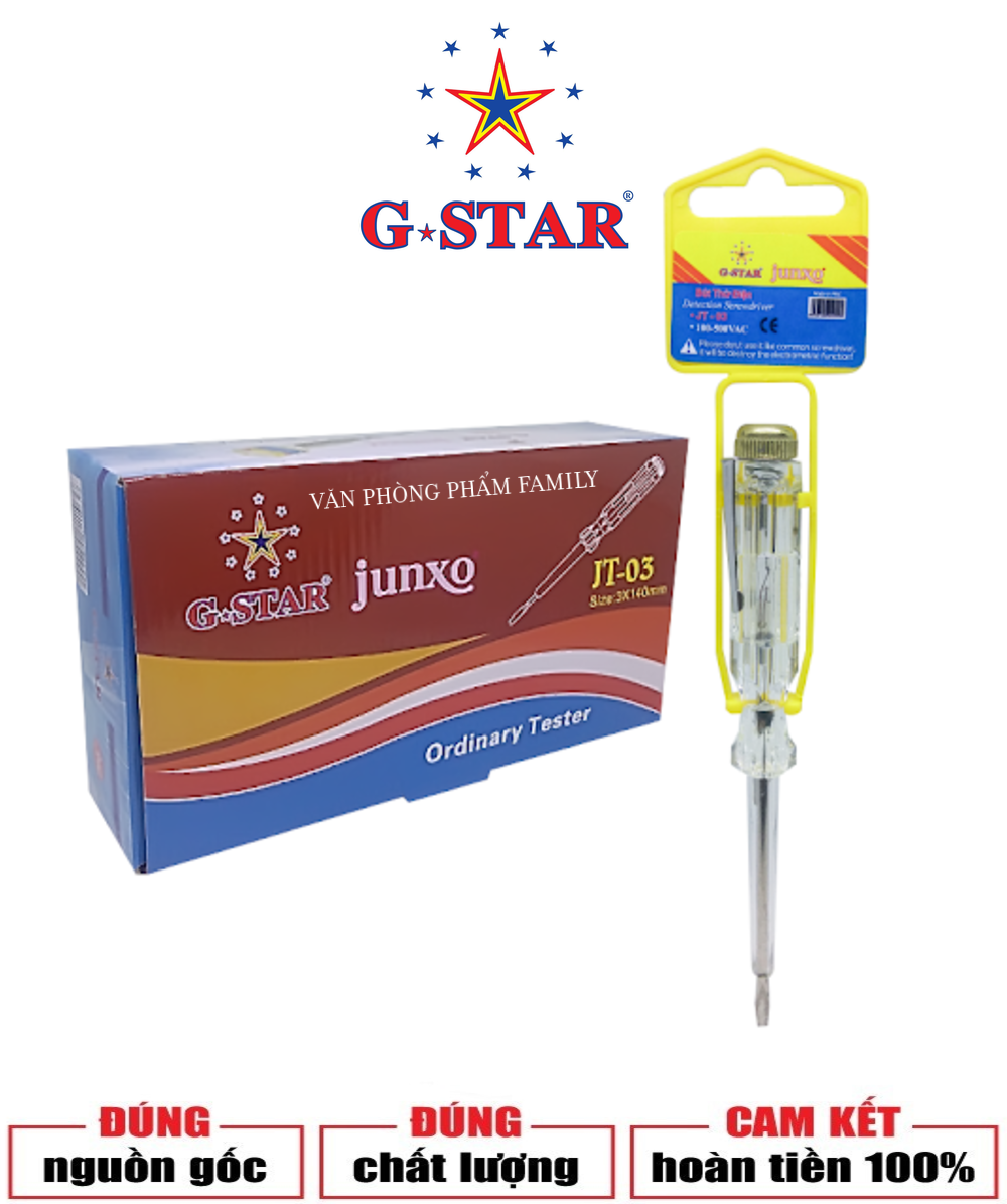 Bút thử điện g-star dùng để kiểm tra nguồn điện trong phạm vi từ 100v~500v