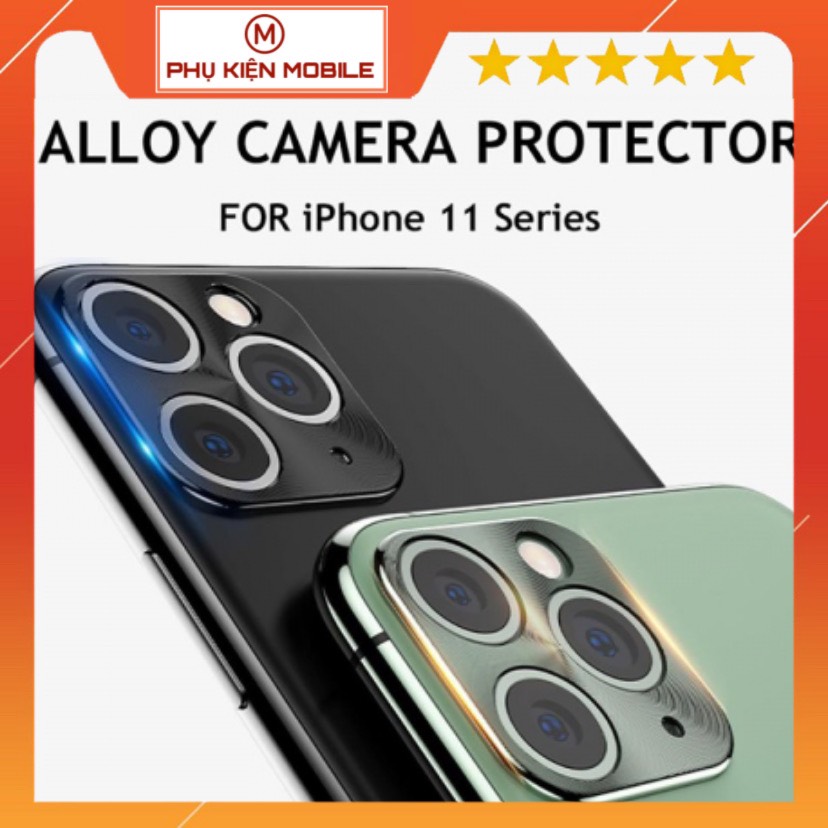 Viền kim loại bảo vệ camera dành cho iphone 11pro/ 11 promax/ 11