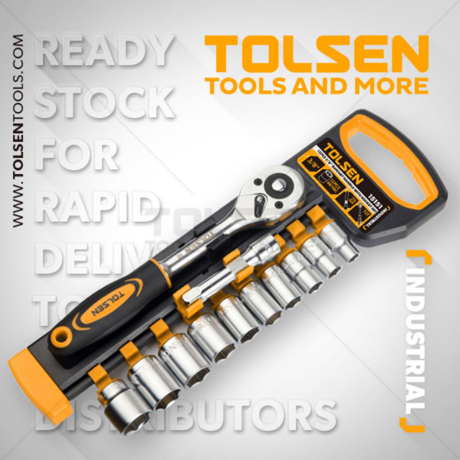 Tuýp trung 3/8" bộ 12 món tolsen 15151