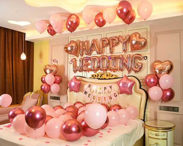 Bộ Bóng Bay Trang Trí Phòng Cưới MM033
