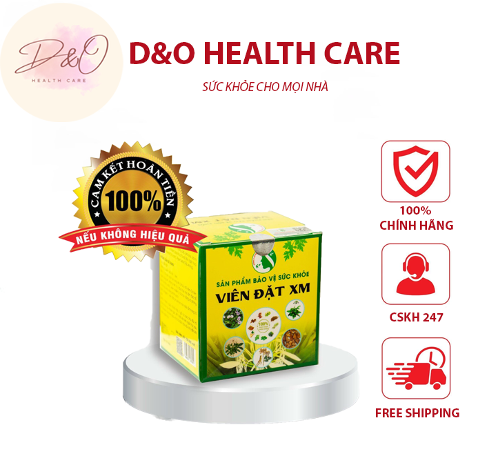Sản phẩm bảo vệ sức khỏe Viên Đặt XM hỗ trợ viêm lộ tuyến, ngăn ngừa viêm nhiễm nấm ngứa phụ khoa, làm sạch xe khít cô bé an toàn hiệu quả