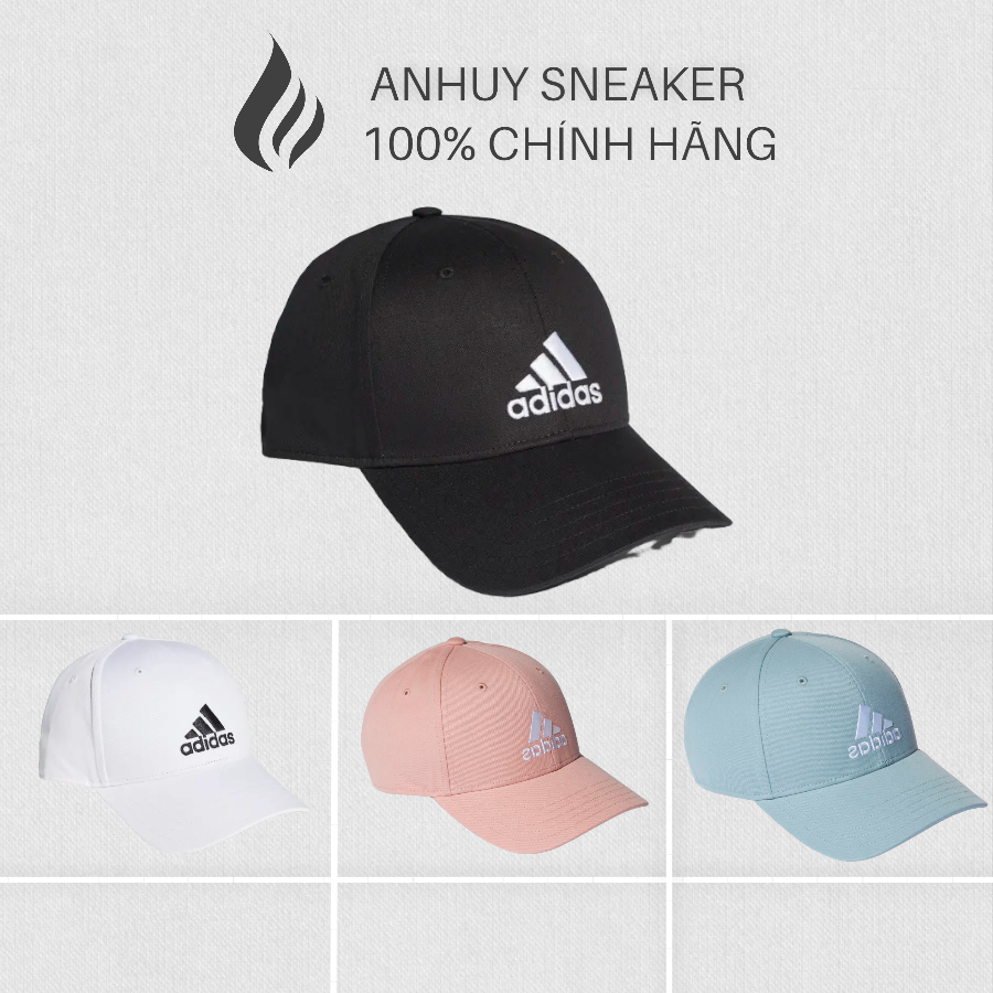 Mũ thể thao nam nữ Adidas cotton basic