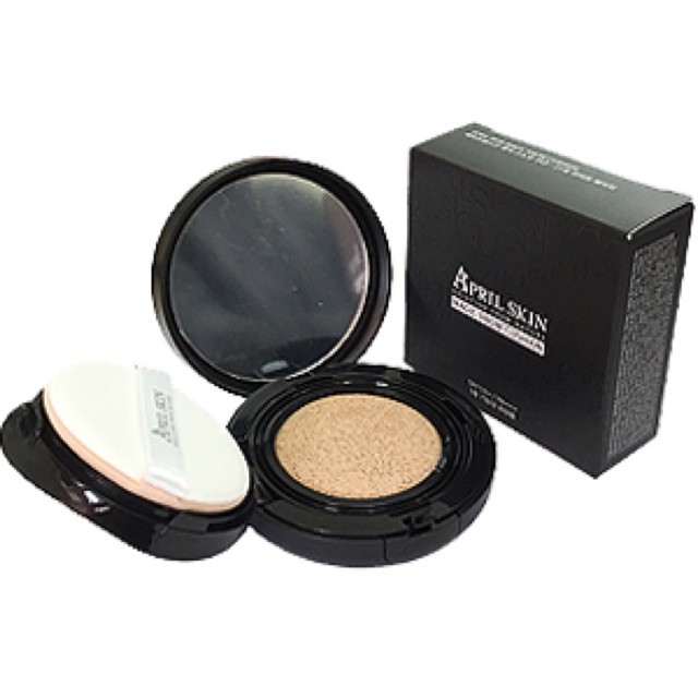 Phấn nước april skin đen viền vàng