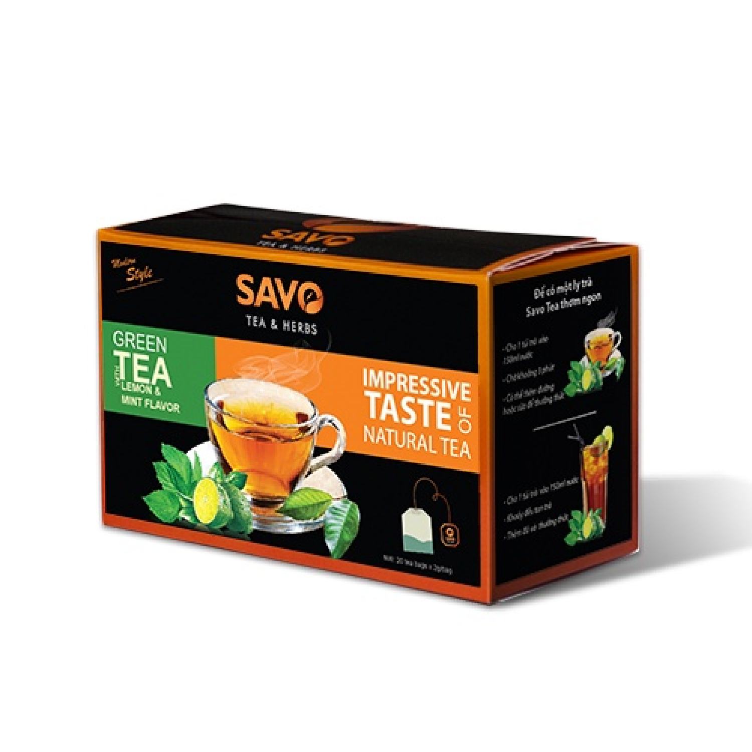 Trà chanh túi lọc savo