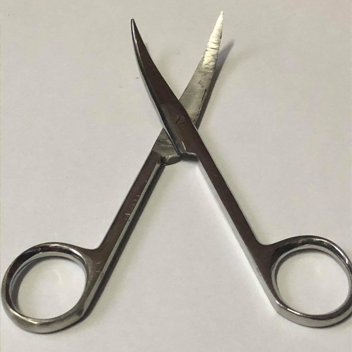 [HCM]Dụng Cụ Inox Mũi Cong Cắt Tích Lông Chăm Sóc Làm Đẹp Cho Gà