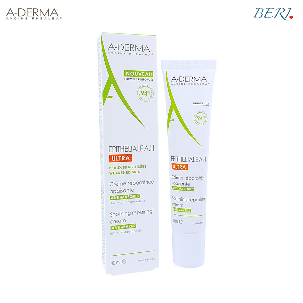 [HCM]A-Derma Kem Phục Hồi Và Tái Tạo Da Epitheliale A.H Duo Ultra Repairing 40ml