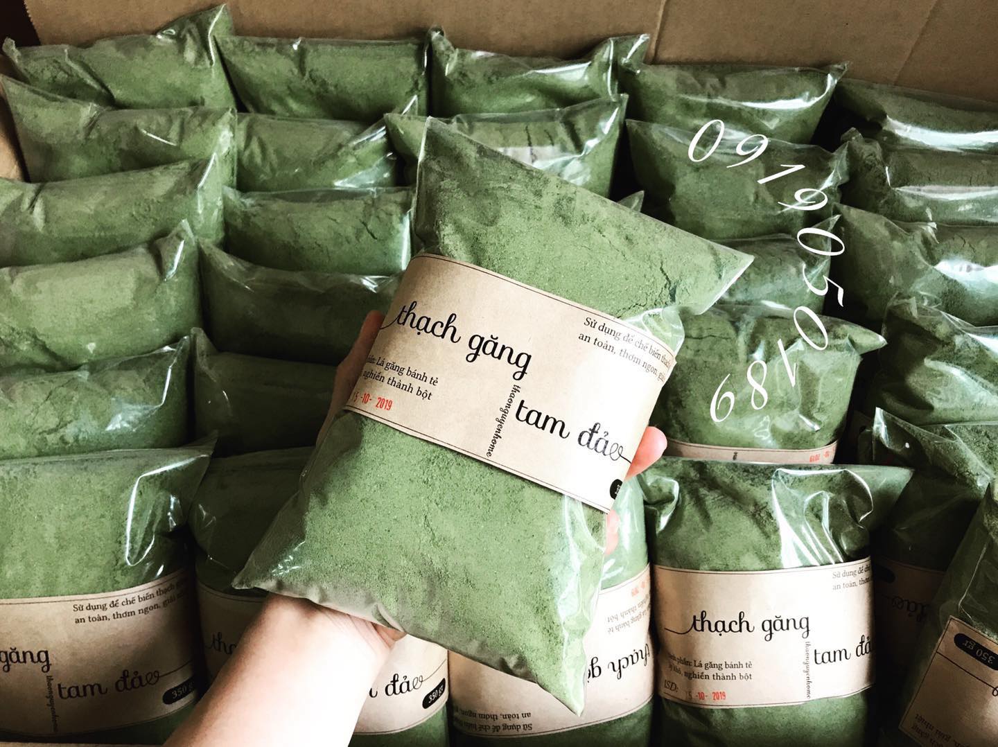 Thạch Găng Tam Đảo Ngon Gói 400gr kèm túi lọc