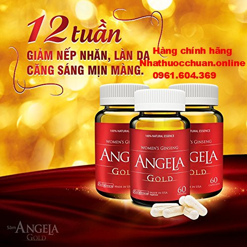 Sâm Angela Gold 60 viên(Hàng chính hãng CÓ TEM TÍCH ĐIỂM)