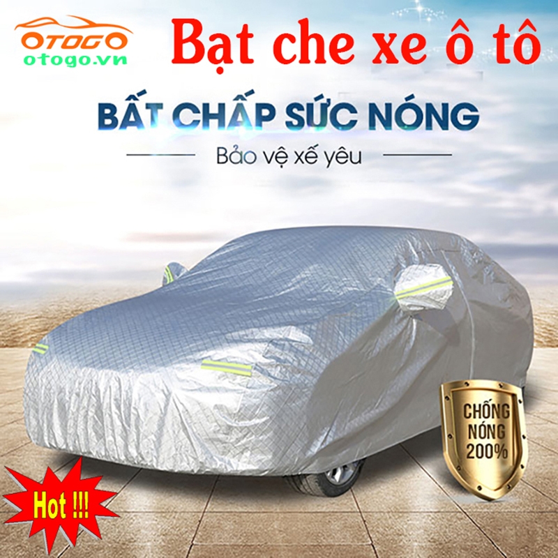 Bạt phủ xe ô tô, áo trùm xe hơi, tấm che nắng cho xe ô tô 4- 7 chỗ gấp xếp gọn gàng, kèm túi đựng, chất liệu vải dù Polyester Oxford Fabric, chống nước tốt, chống nắng, bạt trùm xe ô tô 3 lớp chống nóng, hàng cao cấp BH 12 THÁNG