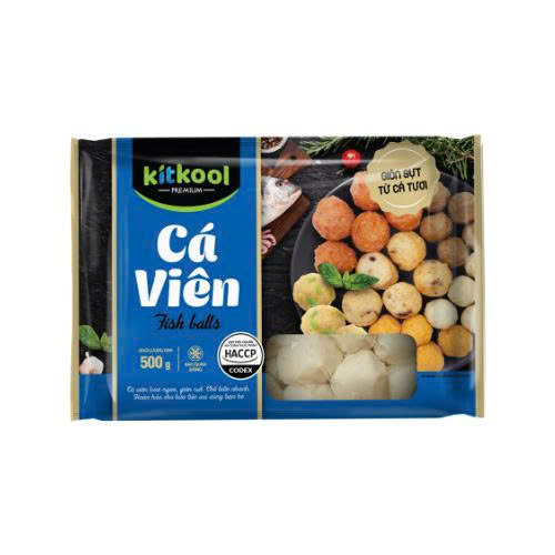 Cá Viên, Bò Viên, Tôm Viên Kitkool Premium 80V - 500g
