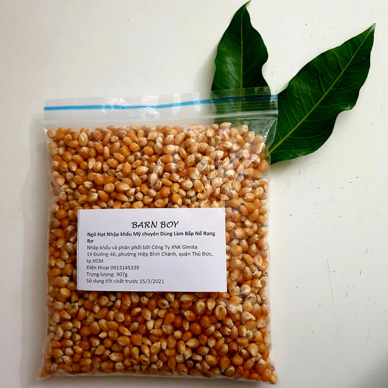 Ngô Hạt Nhập Khẩu Mỹ Chuyên Dùng Làm Bắp Nổ Rang Bơ 907g